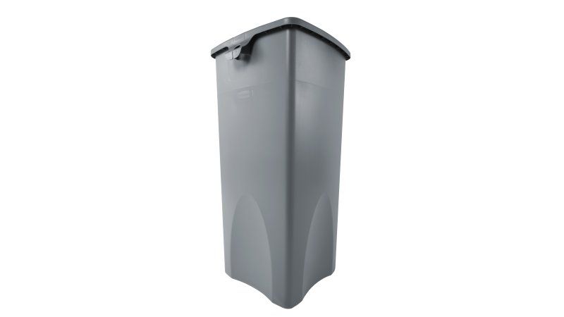 Rubbermaid FG356988GRAY Afvalcontainer - Grijs - Rechthoekig - Kunststof