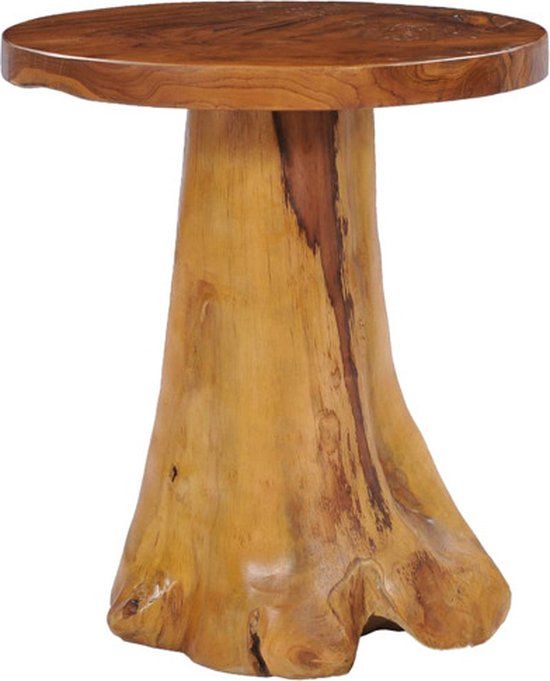 vidaXL Salontafel 40x40 cm massief teakhout
