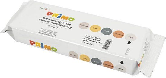 Plus Zelfhardende Klei - 1000 gr - Wit