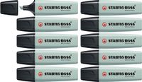 STABILO BOSS ORIGINAL Markeerstift NatureColors Aarde Groen Doos 10 stuks