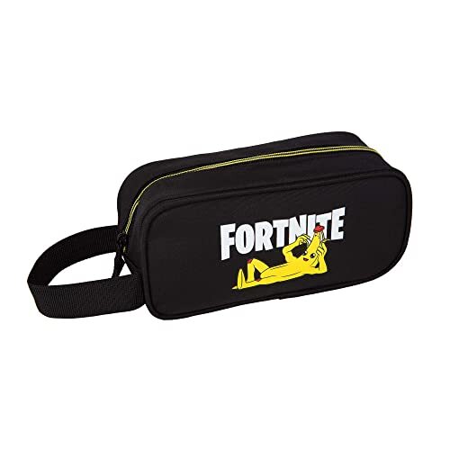 Fortnite Gamer Case Crazy Banana Gamer Case - Side Handle Design - 1 Compartiment Tote - Gevoerde interieur met ritssluiting - 11 × 24 × 10 cm - Speelgoedtassen