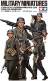 Tamiya Modelbouwpakket Auto - 35184 WWII Fig.-Set MG-Crew Maneuver with 5 Figures Plastic - 1:35 - Modelbouw