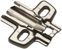 Sotech HETTICH Montageplaat S8099C Gatafstand 32 mm Afstand 0 mm om vast te schroeven Kruisplaat Kruismontageplaat #9075005 van SOTECH