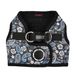 Puppia Cynthia Hondenvest, harnas B (instapp), modieus paisley-patroon, lente, zomer, harnas voor kleine en middelgrote honden, zwart, L