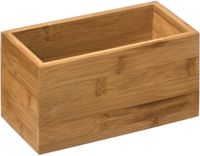 5Five Sieraden / make-up houder - box - 18 x 9 x 9,5 cm - bamboe hout - Organizer bakje - badkamer