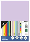 Kangaro - 100 vellen letterpapier pastel Lilla - A4-formaat - 120 g/m² - FSC mix
