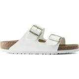Birkenstock Arizona Slippers - Wit Patent - Narrow Fit - Maat 39 - Dames