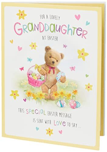 Piccadilly Greetings Pasen kaart kleindochter - 20,3 x 15,2 cm - Regal Publishing