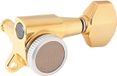 Gotoh SG381 07 MG-T Gold mécaniques à blocage 3x3 (jeu de 6 pièces)