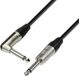 Adam Hall K4 IPR 0900 9m 6.35mm 6.35mm Zwart, Zilver audio kabel