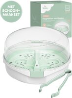 Babily Magnetron Stoom Sterilisator - Flessen Sterilisator - Wit/Groen