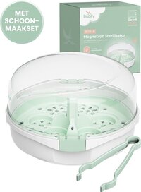 Babily Magnetron Stoom Sterilisator - Flessen Sterilisator - Wit/Groen