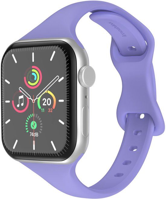 imoshion Slim siliconen bandje - Lila - Geschikt voor Apple Watch 38/40/41/42 mm