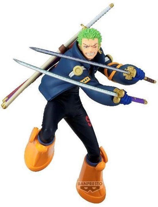Banpresto Co., Ltd. Banpresto One Piece - Battle Record Collection - Roronoa Zoro Statue 16cm