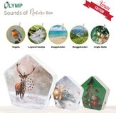 Olymp Sound of Nature Box® Xmas Edition OL8004 - Natuurgeluiden box - Vogelhuisje met geluid - Wit