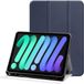 Selected by GSMpunt.nl Apple iPad Mini 6 / 7 Hoes Luxe Tri-Fold Book Case Kunst Leer Blauw