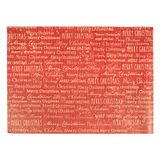 García de Pou 802.06 placemats Kraft Merry Christmas, 60 g/m2, 31 x 43 cm, rood