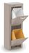 DON HIERRO - CUBEK - Poubelle / bac de recyclage système de tri des déchets 40L - 2x20L