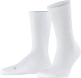 FALKE Run Rib Crew lichte padding katoen functioneel materiaal Sokken unisex wit - maat 39-41
