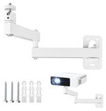 Support mural projecteur - Pliable - Rotatif 360° - 3 kg