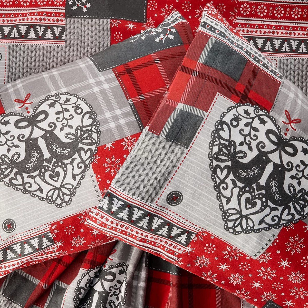 Alpine Patchwork Dekbedovertrek alpine 200x200 flanel