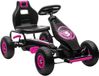 HOMCOM Trap Skelter Kunststof, Metaal 121L x 58B x 61H cm Roze+Zwart