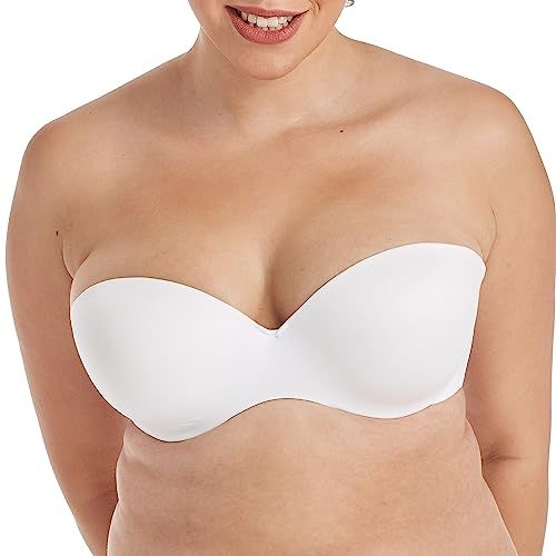 Maidenform Comfort Devotion Custom Lift Strapless BH - Wit - 70A