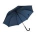 Idena 50109 - Blauwe stokparaplu met diameter 100 cm, paraplu met automatische opening en soft-touch handvat, lengte ca. 88 cm