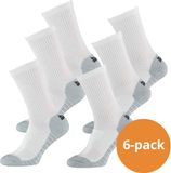 Xtreme Sockswear Tennis / Padel Sokken - 6 paar witte Tennissokken - Maat 39/42