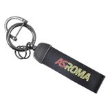 Sleutelhanger Roma Sleutelhanger leer ROMA 163609, Zwart, Eén maat