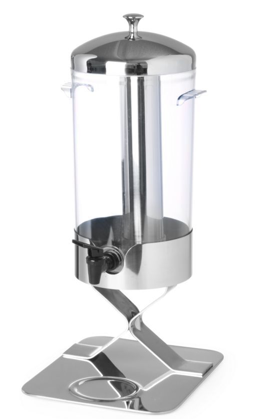 Hendi Sapdispenser met ijsblokjeskoeling 5 Liter Non drip Tapkraan 280 x 220 x h 510 mm