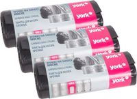 Merkloos / Sans marque Interbosch B.V. Afvalzakken/vuilniszakken - 30x - 120 liter - grijs - 29 mic. - Prullenbak zakken