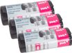 Merkloos / Sans marque Interbosch B.V. Afvalzakken/vuilniszakken - 30x - 120 liter - grijs - 29 mic. - Prullenbak zakken