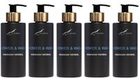 Splashbox Cosmetics Shower & Wash Hammam Herbal 300 ml - gouden pomp - 5 stuks
