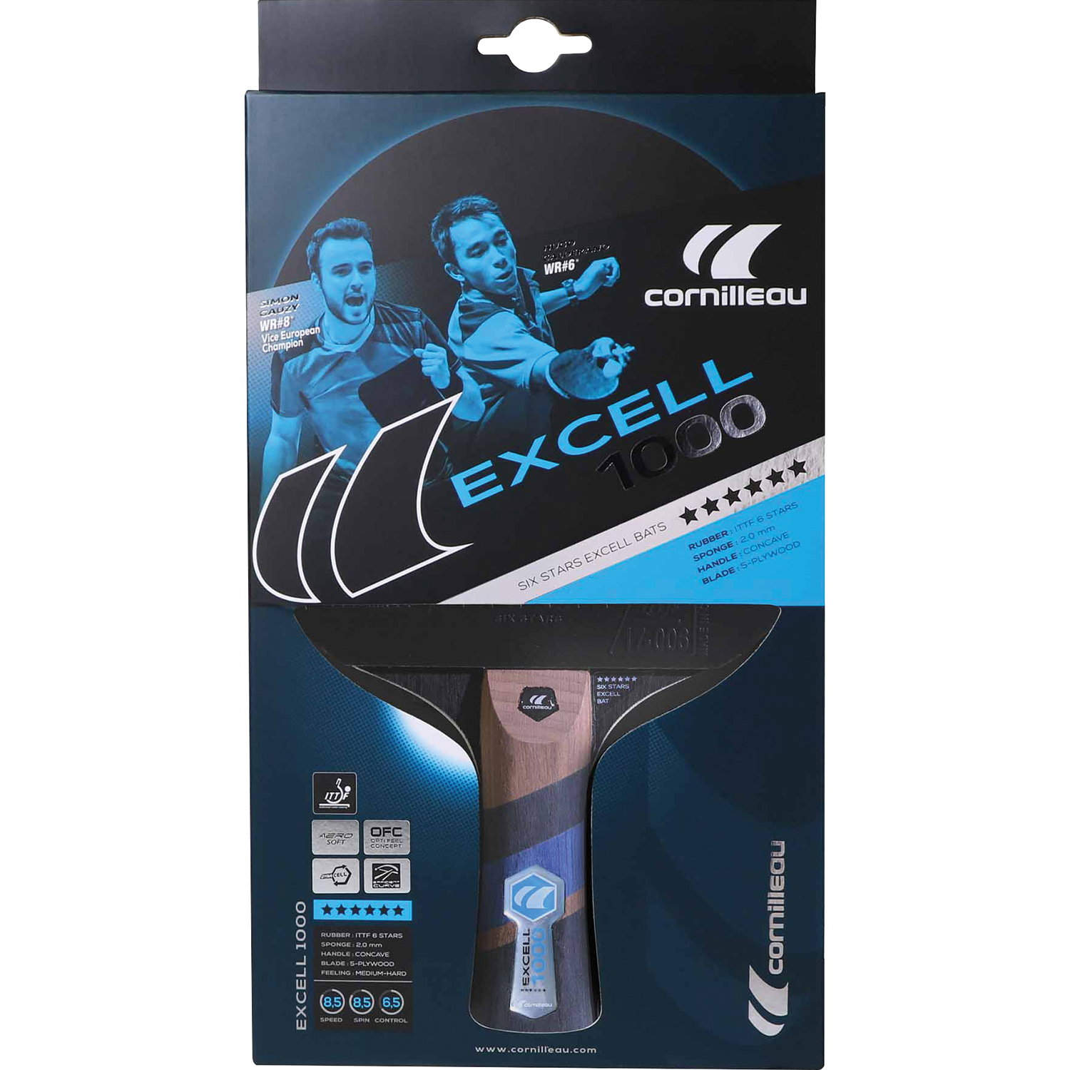 cornilleau Excell 1000 Tabletennisbat