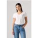 Levi's The Perfect V-neck Tee Dames Wit XS