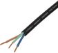 Tru Components H05RN-F 3 G 0.75 mm² Rubberkabel Zwart 100 m