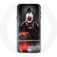 Maniacase Samsung Galaxy J7 2017 Hoesje Formule 1 Max Verstappen F1 Coureur Red Bull RB15