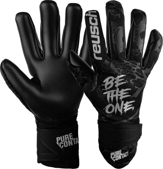 Reusch Pure Contact Infinity Junior Keepershandschoenen - Maat 4 - Grijs/Zwart