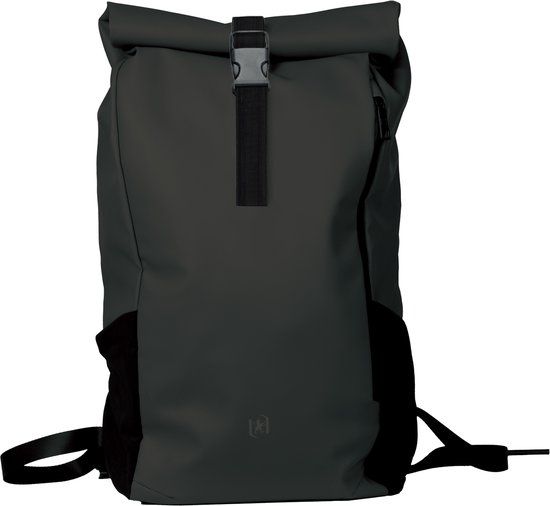 Oxford Identity Rugzak Roll Top - 24 Liter - 15 inch laptopvak - Zwart