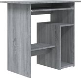 VidaXL Bureau 80x45x74 cm bewerkt hout grijs sonoma eikenkleurig
