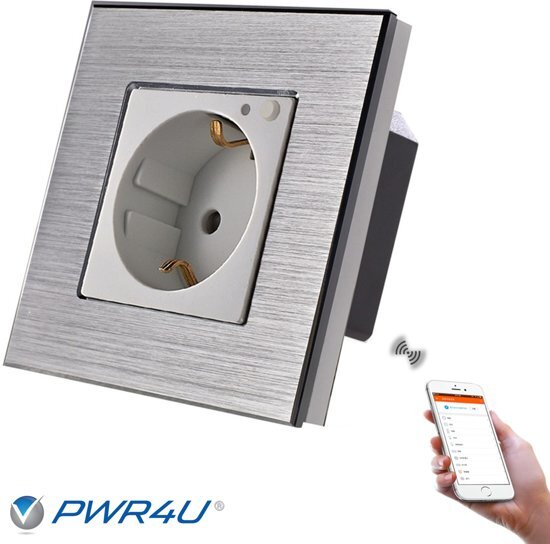 PWR4U Smart stopcontact - Inbouw - Google Home te schakelen
