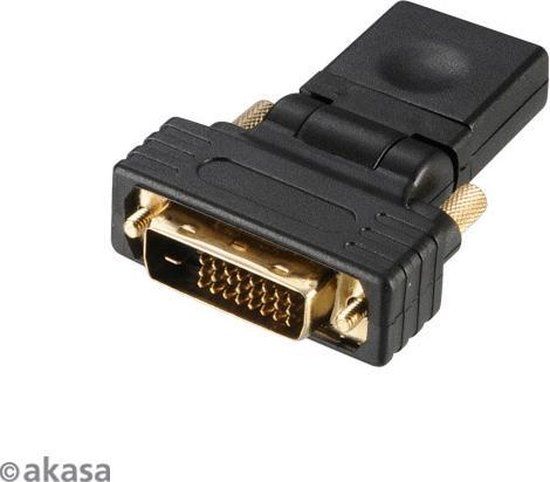 Akasa DVI-D to HDMI Adapter - 1m - Black