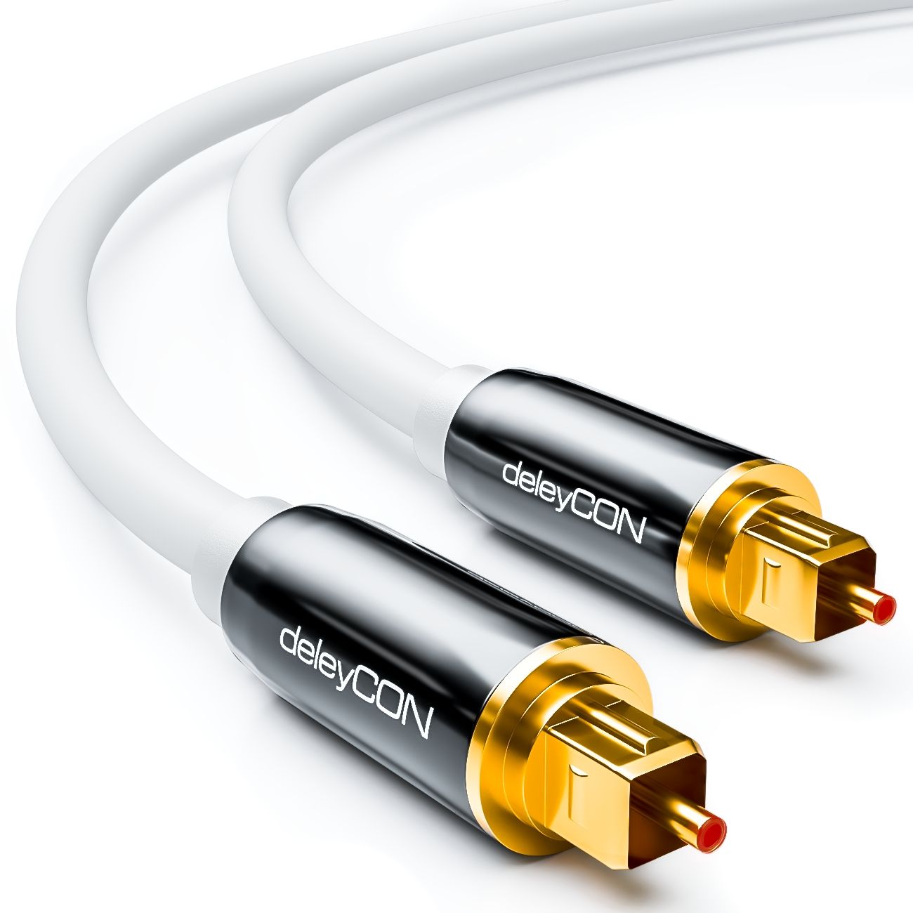 deleyCON MK650 - Audio kabel - 5m - Wit