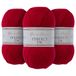Utopia Crafts DK Double Knitting Yarn 3x 100g (Red Apple)