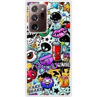 Samsung Galaxy Note Graffiti 2 Verstevigd hoesje met sublimatie bedrukking