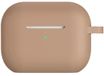 CHPN Goodies and Living Groothandel Lichtbruin siliconen hoesje geschikt voor Apple AirPods 4 - Beige/Zand - Softcase