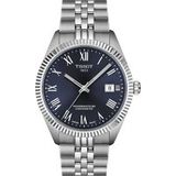 Tissot Ballade Powermatic 80 COSC 39mm, montre automatique suisse pour hommes, boîtier en acier inoxydable, cadran bleu, T1564081104300
