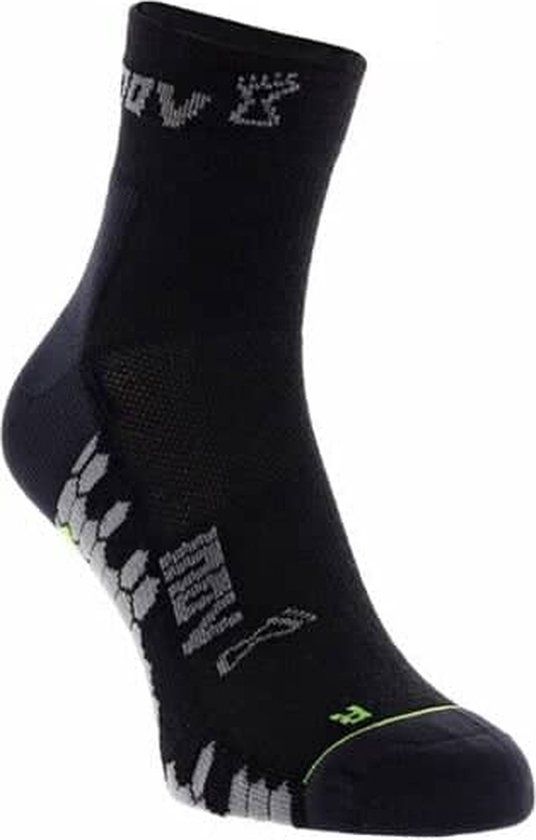 Inov-8 3 Season Outdoor Sock Mid - Zwart/Grijs - Maat 43-46 - 2 paar