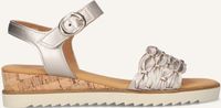 Gabor 758 Sandalen - Sleehak - Dames - Zilverkleurig - Maat 42,5